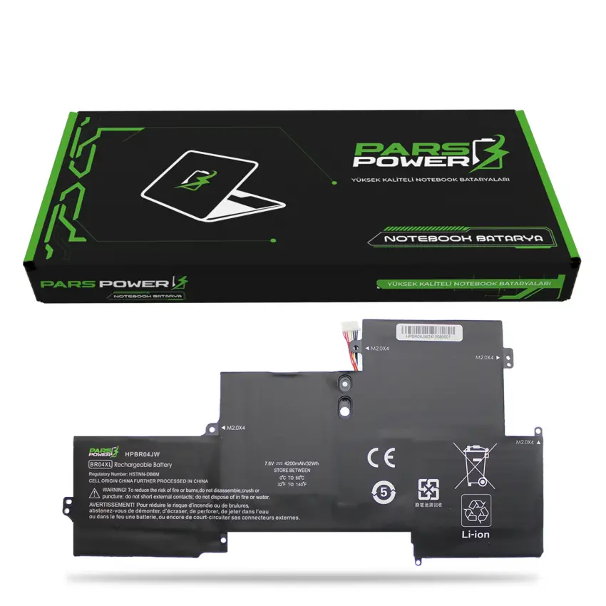 Hp BR04, BRO4, BR04XL Batarya - Pil (Pars Power)