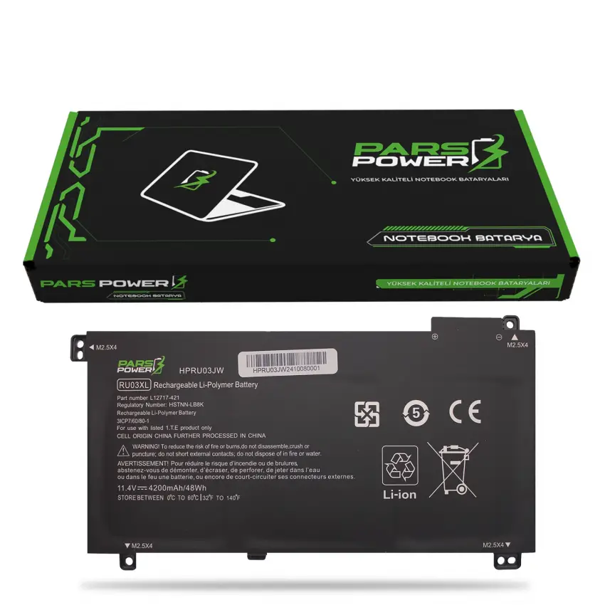 Hp ProBook x360 HSTNN-1B8P, HSTNN-IB8K Batarya - Pil (Pars Power)