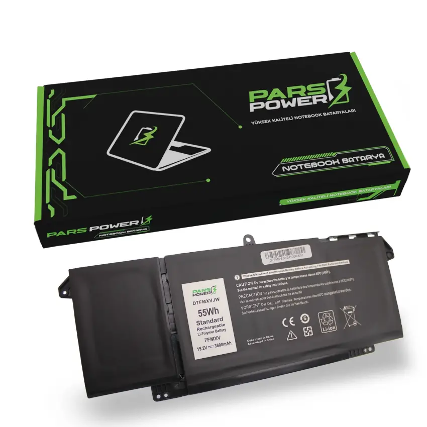 Dell Latitude 5320, 7FMXV Batarya - Pil (Pars Power)