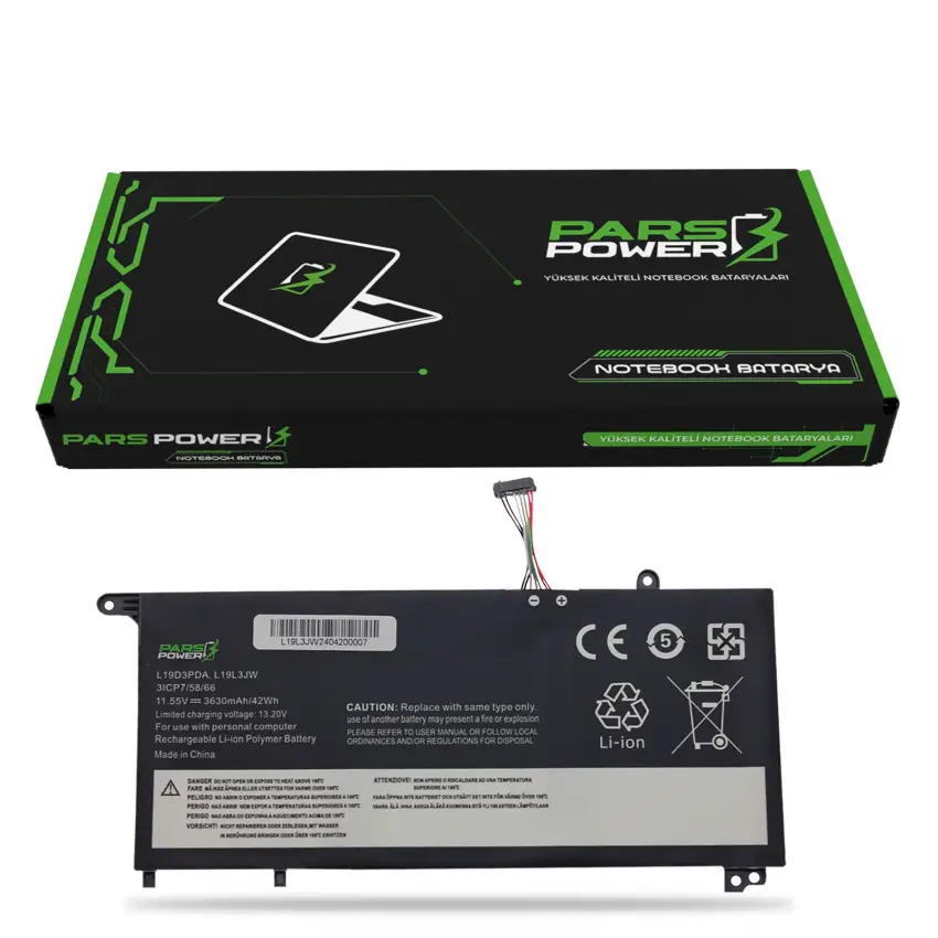 Lenovo ThinkBook L19L3JW Batarya - Pil (Pars Power)