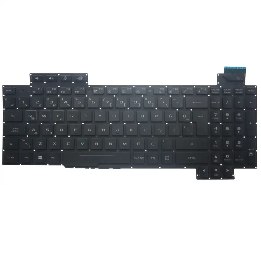 Asus Rog Strix 0KNB0-661BUS00 Klavye Işıklı (Siyah TR)