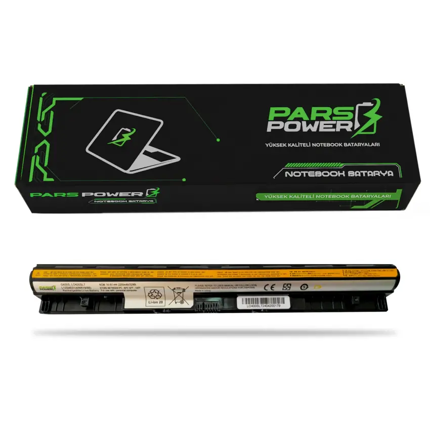 Lenovo Eraser Z50-75, Z70-70, Z70-80 Notebook Batarya - Pil (Pars Power)