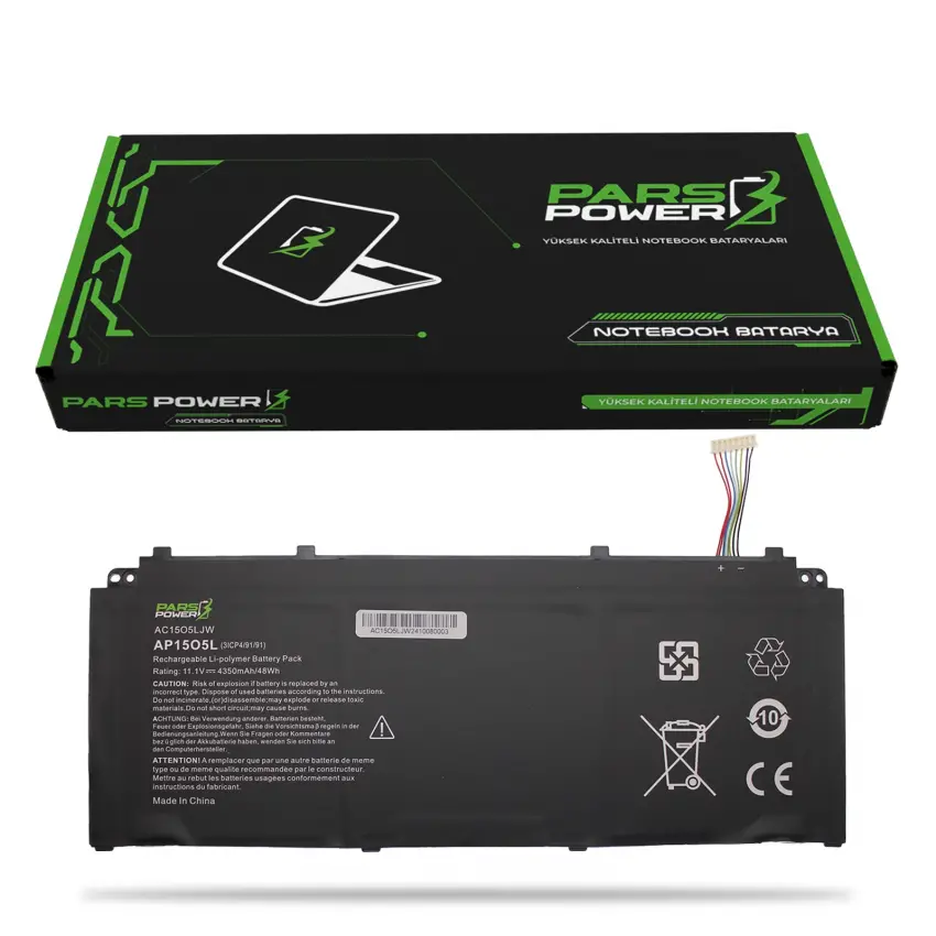 Acer AC15O5LJW Batarya - Pil (Pars Power)