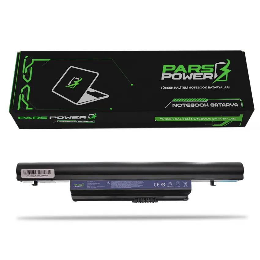 Acer Aspire 3820, 4553, 4625, 4745, 5745, 5820 7250 Serisi Notebook Batarya - Pil (Pars Power)