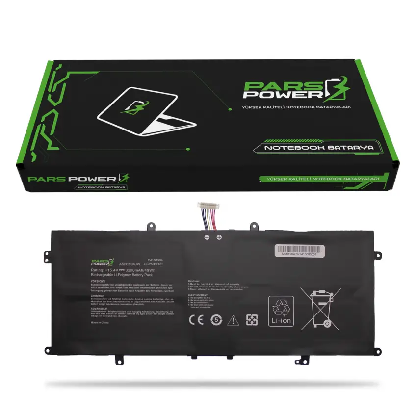 Asus ASN1904JW Batarya - Pil (Pars Power)