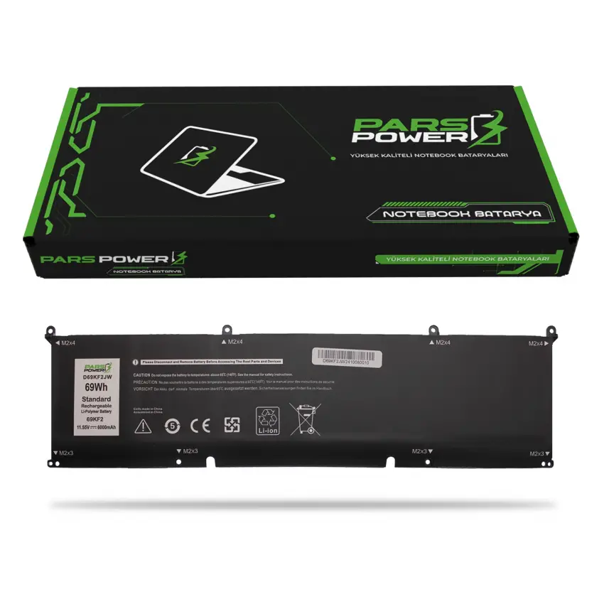 Dell Alienware M15 R3, M15 R4, M15 R5 Batarya - Pil (Pars Power)