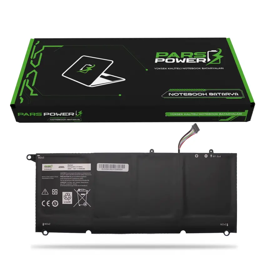 Dell XPS JD25G, 5K9CP, RWT1R, JHPXY Batarya - Pil (Pars Power)