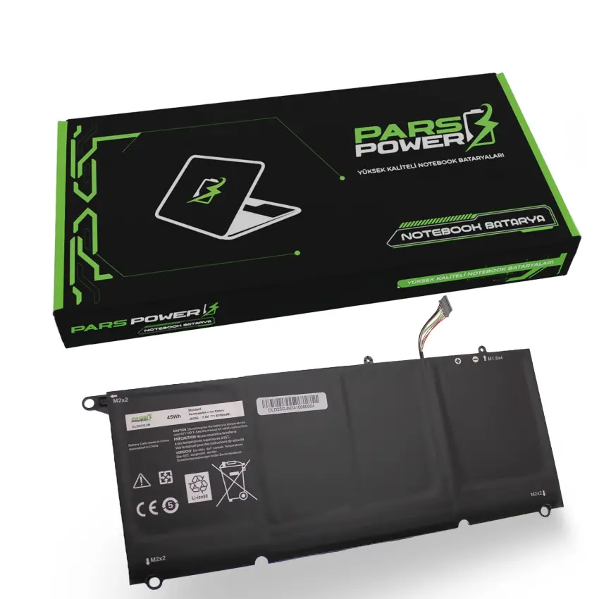 Dell XPS 13D-9343-370, 13D-9343-3708 Batarya - Pil (Pars Power)