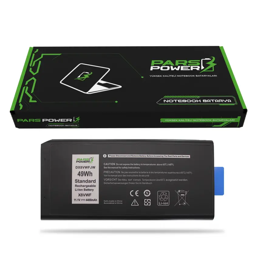 Dell Latitude E7404 Rugged Batarya - Pil (Pars Power)