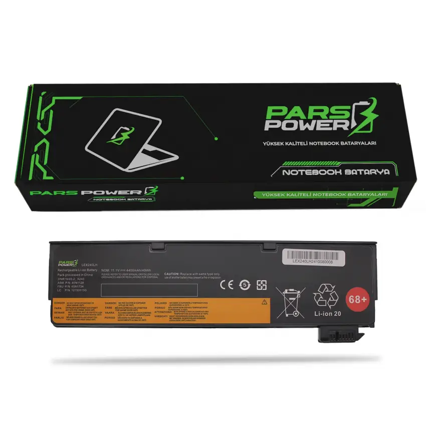Lenovo ThinkPad 45N1110, 45N1111 Batarya - Pil (Pars Power)