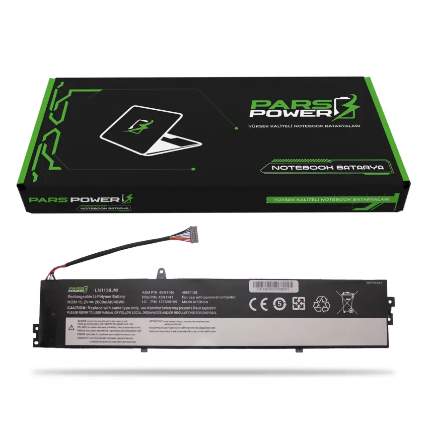 Lenovo ThinkPad 121500159, 121500158 Batarya - Pil (Pars Power)
