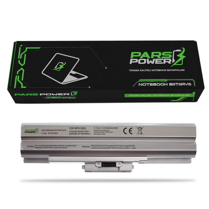 Sony Vaio VPCYB2M1E, VPCYB3Q1R Notebook Batarya - Pil (Pars Power)