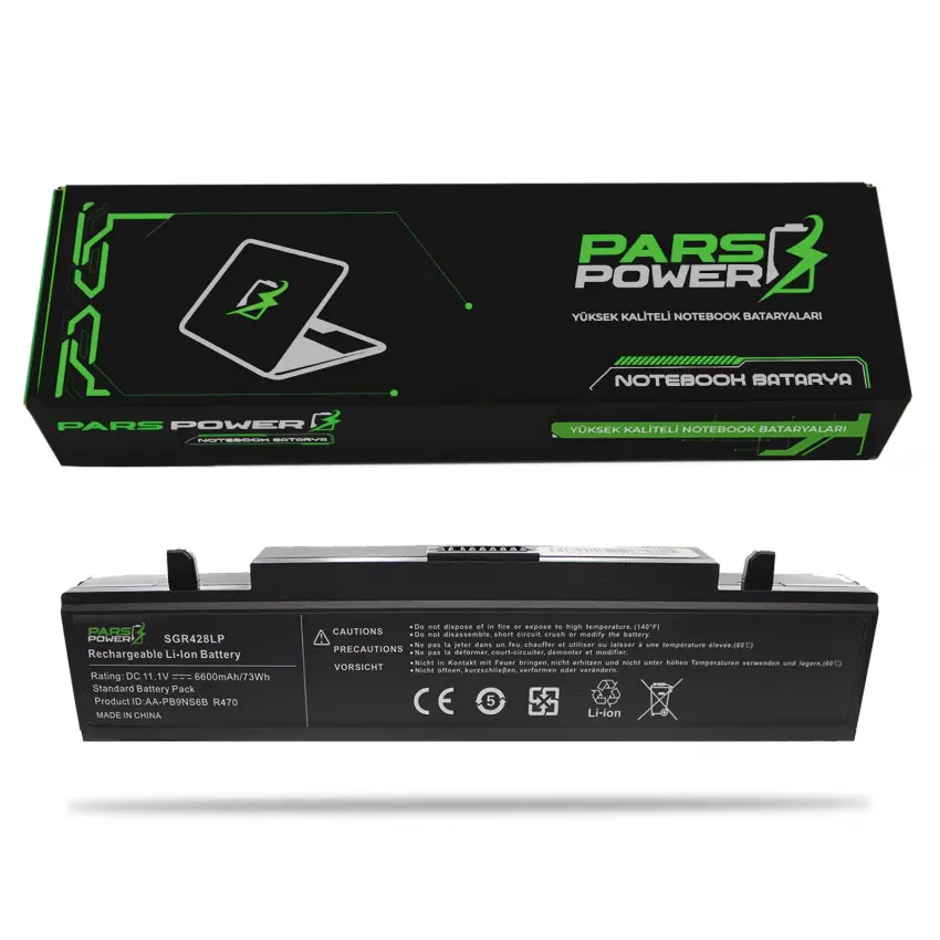Samsung NP-R538-DA02TR, NP-R538-DA03TR Notebook Batarya - Pil (Pars Power)