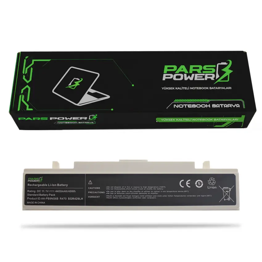 Samsung NP-R540, NP-R560, NP-R580 Notebook Batarya - Pil (Pars Power)
