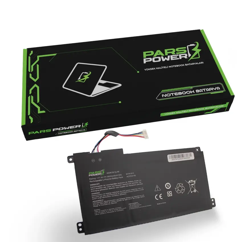 Asus ASN1912JW Batarya - Pil (Pars Power)