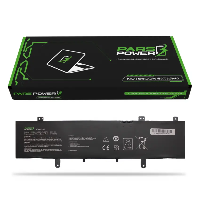 Asus ASX405JW Batarya - Pil (Pars Power)