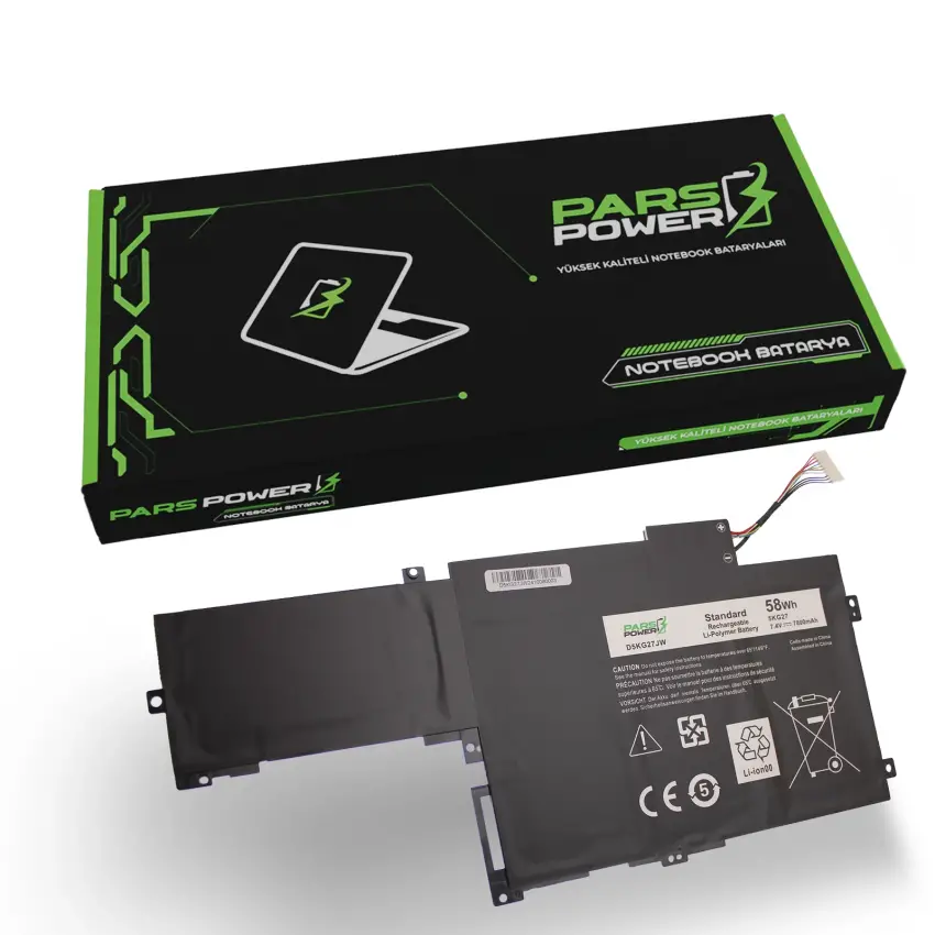 Dell Inspiron 7437, 14-7437 Batarya - Pil (Pars Power)