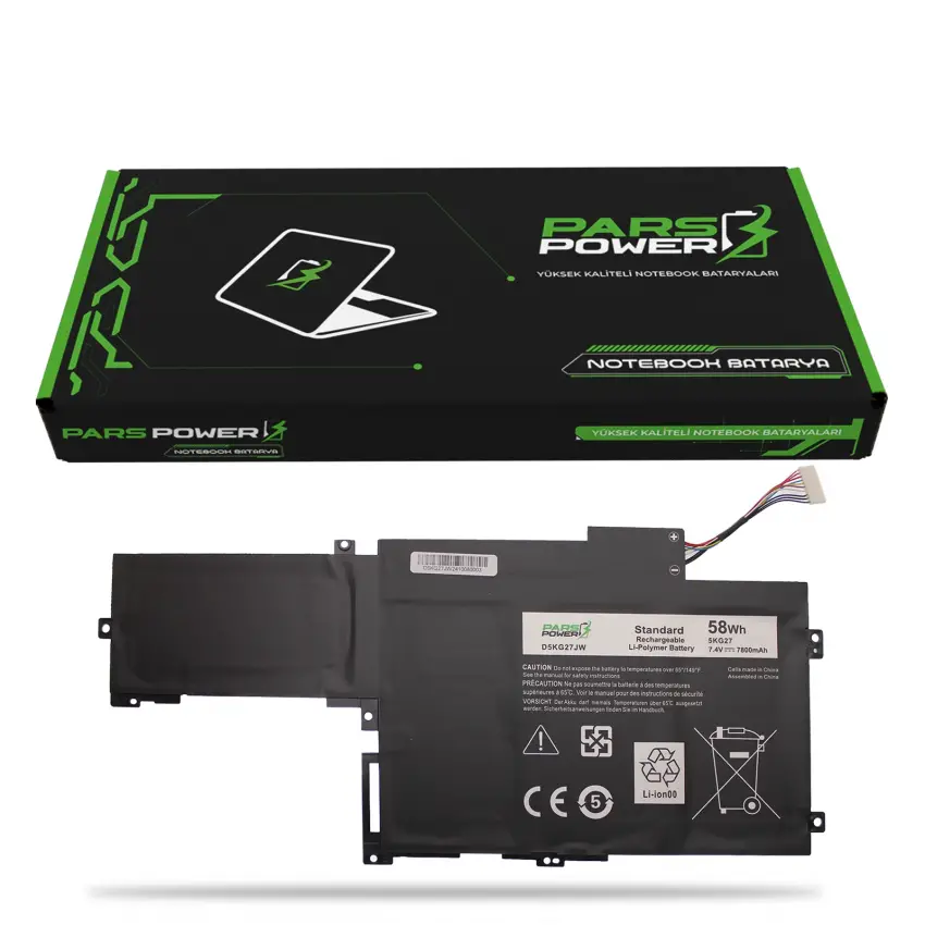 Dell Inspiron 7437, 14-7437 Batarya - Pil (Pars Power)