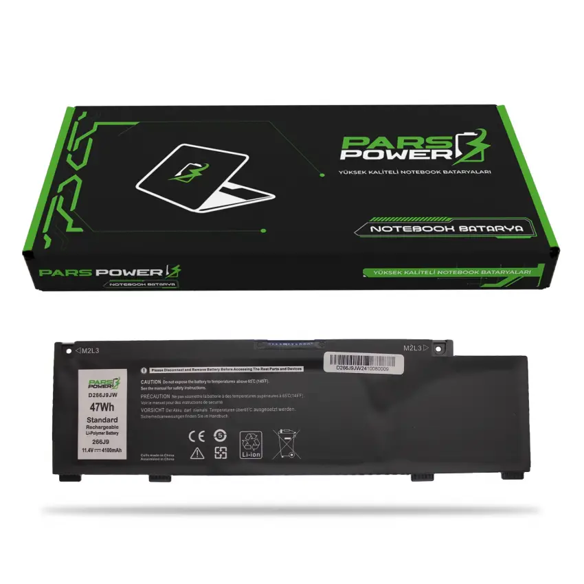 Dell D266J9JW Batarya - Pil (Pars Power)