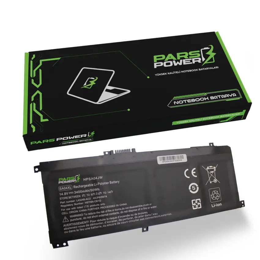 Hp Envy x360 15-ds, 15-ds0000, 15-ds0xxx Batarya - Pil (Pars Power)