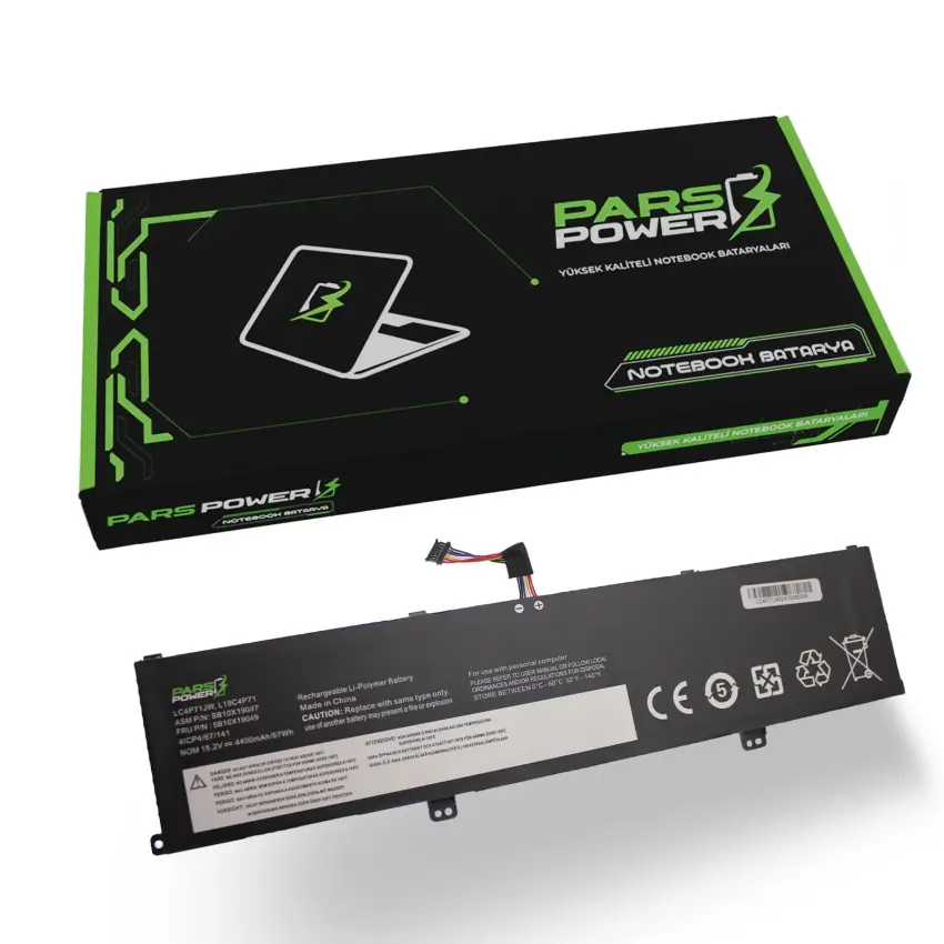 Lenovo ThinkPad P1 Gen 3 20TH Batarya - Pil (Pars Power)