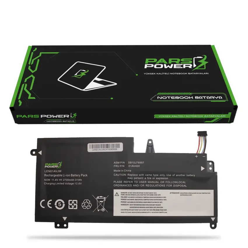 Lenovo ThinkPad 13 20J1S01X00 Batarya - Pil (Pars Power)