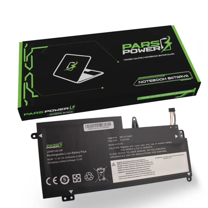 Lenovo ThinkPad 13 Gen1 20GJ Batarya - Pil (Pars Power)