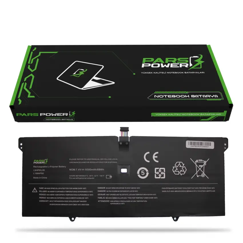 Lenovo IdeaPad Yoga 80Y7007VTX, 80Y700DQTX Batarya - Pil (Pars Power)