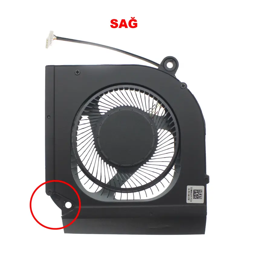 Acer Nitro 5 AN515-55-527P, AN515-55-528F Cpu Fan - İşlemci Fanı Ver.2