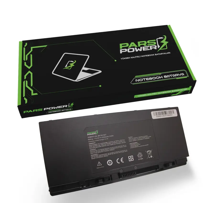 Asus ASB551JW Batarya - Pil (Pars Power)