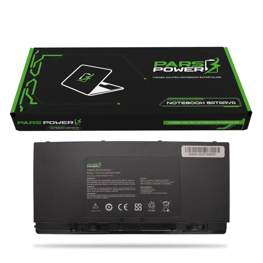 Asus ASB551JW Batarya - Pil (Pars Power)