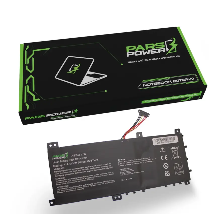 Asus B41N1304 B4IN1304 B4INI304 Batarya - Pil (Pars Power)