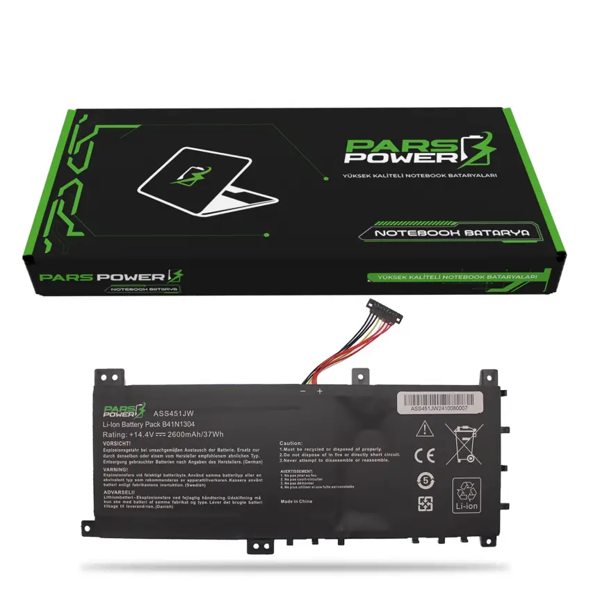Asus B41N1304 B4IN1304 B4INI304 Batarya - Pil (Pars Power)