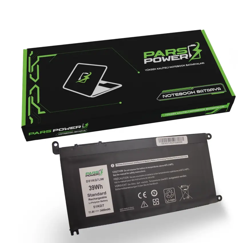 Dell Chromebook 11 3180 2-in-1 Batarya - Pil (Pars Power)