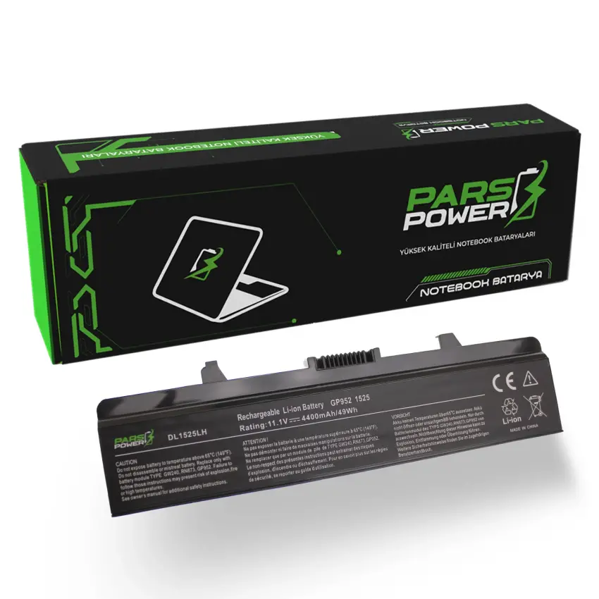 Dell XR697, Y823G, UR18500H, UR18650F Notebook Batarya - Pil (Pars Power)