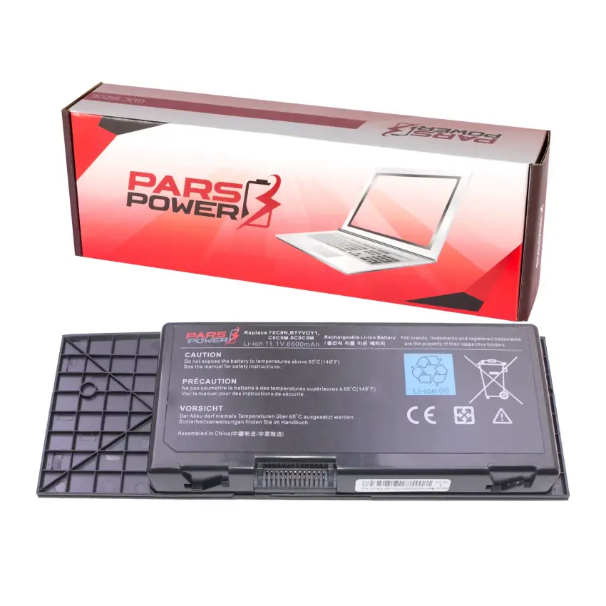 Dell Alienware M17x R1 Notebook Batarya - Pil (Pars Power) V1