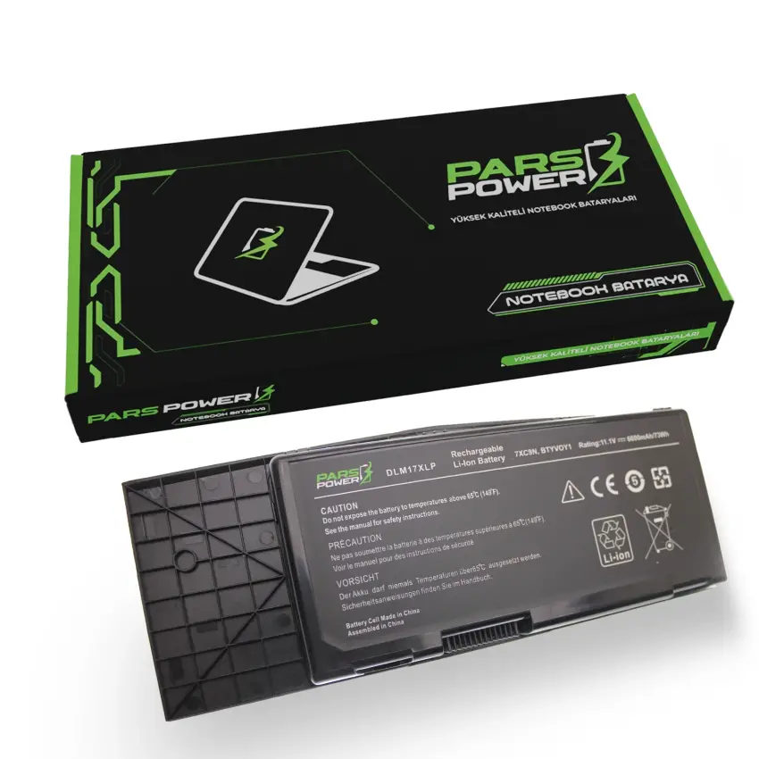 Dell P19E, P11E001 P18E001 Notebook Batarya - Pil (Pars Power)