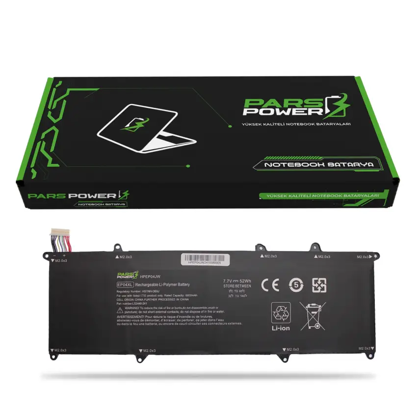 HP Elite Dragonfly (15V00ES) Batarya - Pil (Pars Power)