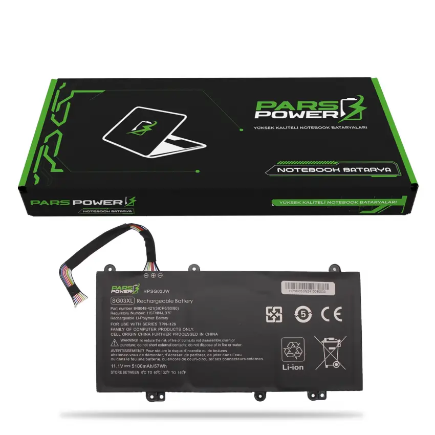 Hp Envy m7-u009dx, m7-u109dx Batarya - Pil (Pars Power)