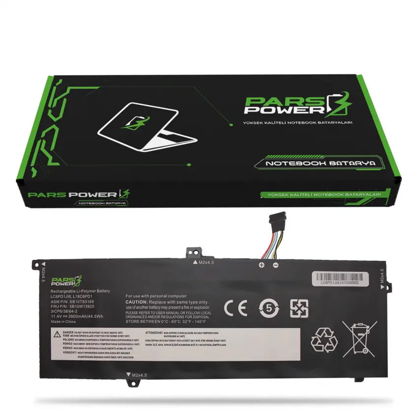 Lenovo ThinkPad 02DL019, 02DL020 Batarya - Pil (Pars Power)