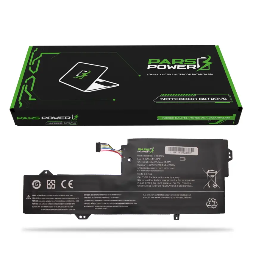 Lenovo IdeaPad Yoga 720-12IKB 81B5 Batarya - Pil (Pars Power)