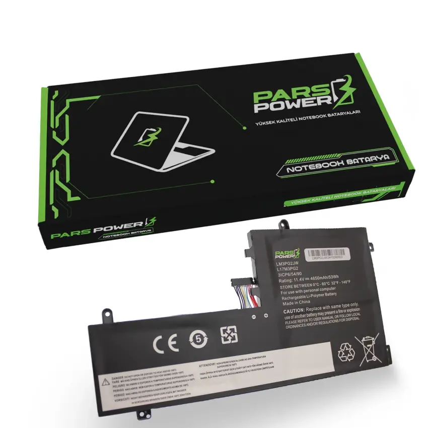 Lenovo Legion L17C3PG2, 3ICP6/55/90 Batarya - Pil (Pars Power)