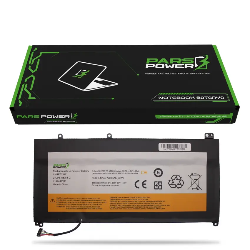 Lenovo IdeaPad U530 Touch 80AS Batarya - Pil (Pars Power)