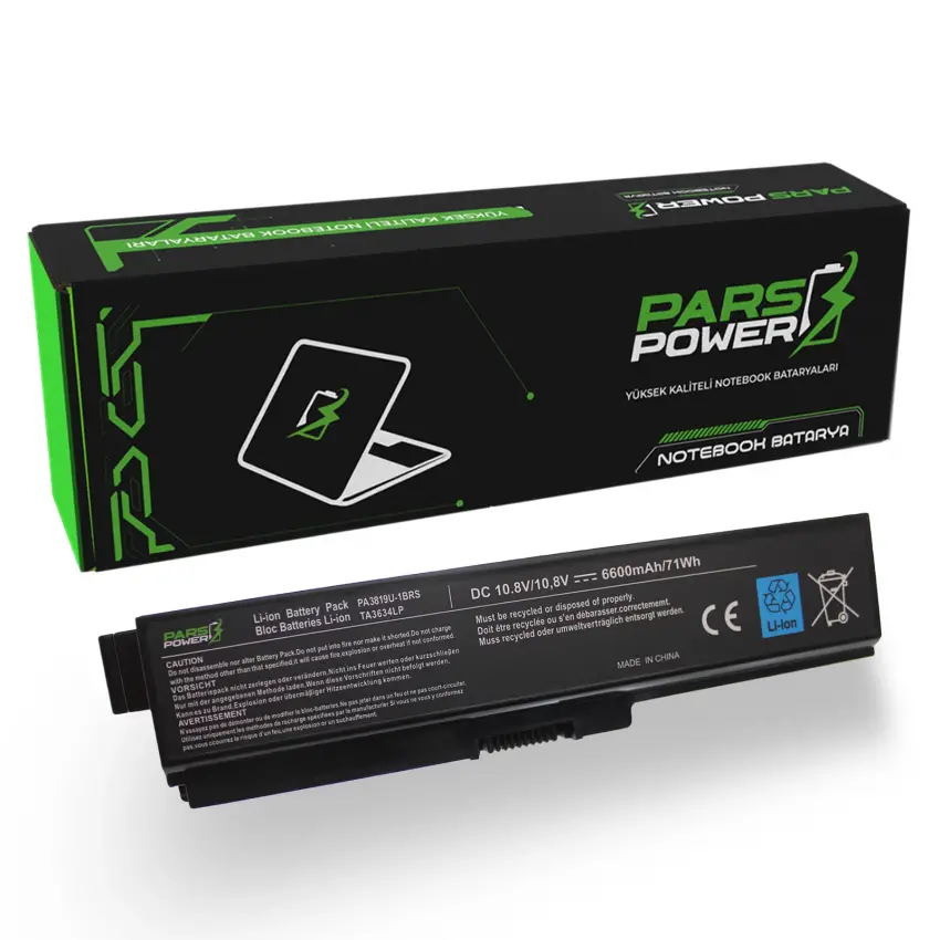 Toshiba Portege M800-107 (PPM81E-00L00NG3) Notebook Batarya - Pil (Pars Power)