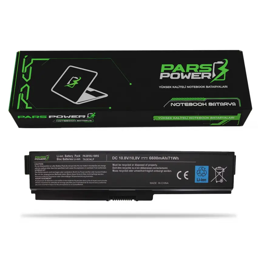 Toshiba Portege M800-107 (PPM81E-00L00NG3) Notebook Batarya - Pil (Pars Power)