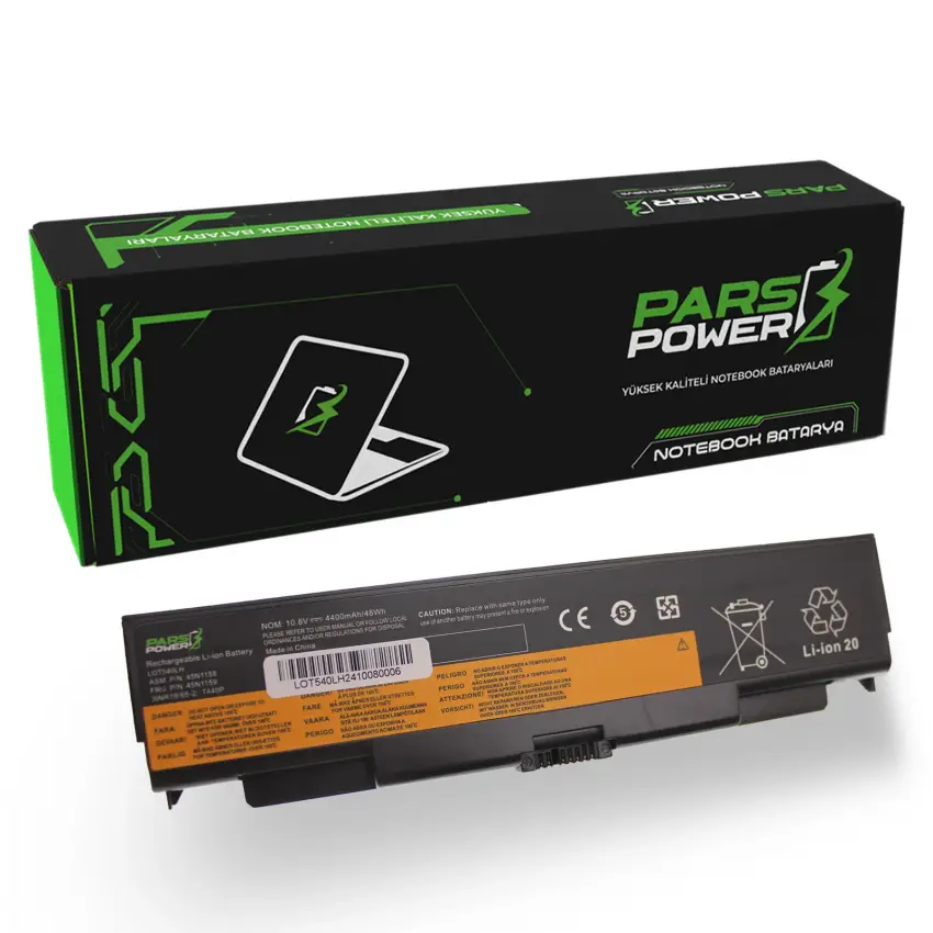 Lenovo ThinkPad W540, W541 Serisi Batarya - Pil (Pars Power)