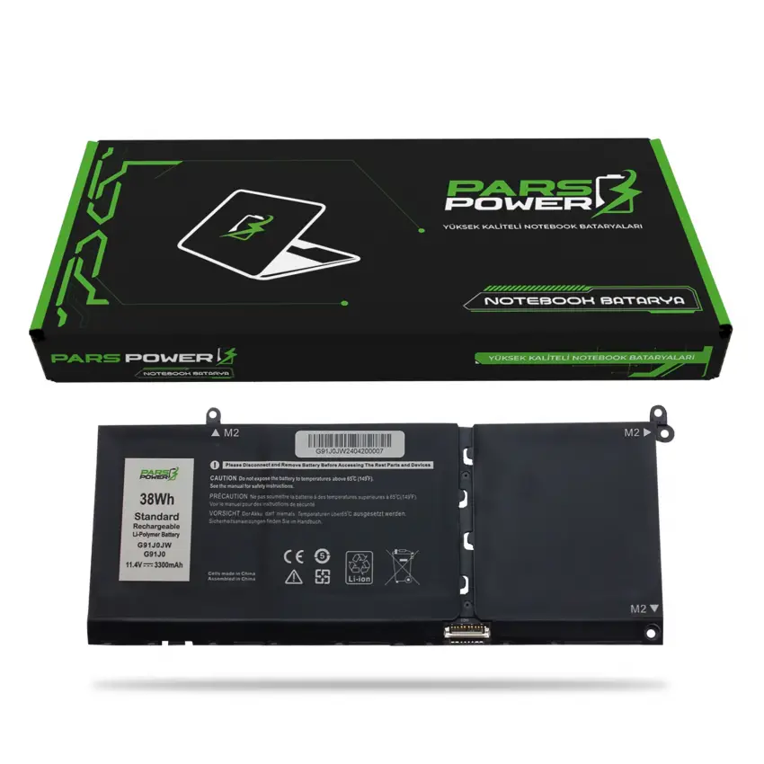 Dell G91J0JW Batarya - Pil (Pars Power)