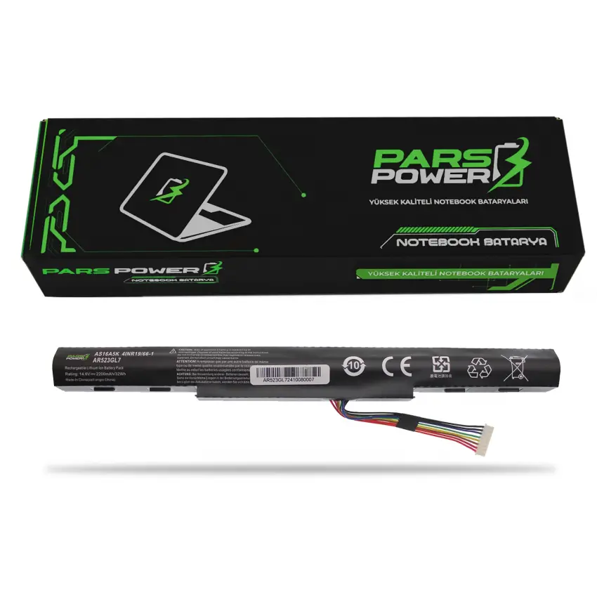 Acer Aspire E5-774, ES1-432 Notebook Batarya - Pil (Pars Power)
