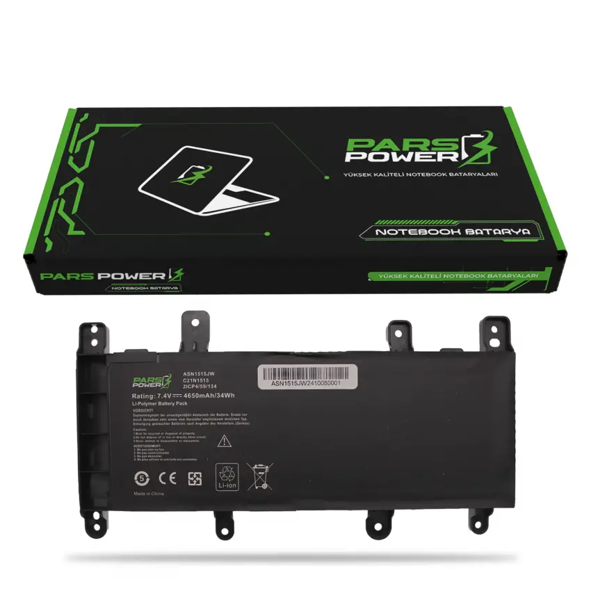 Asus ASN1515JW Batarya - Pil (Pars Power)