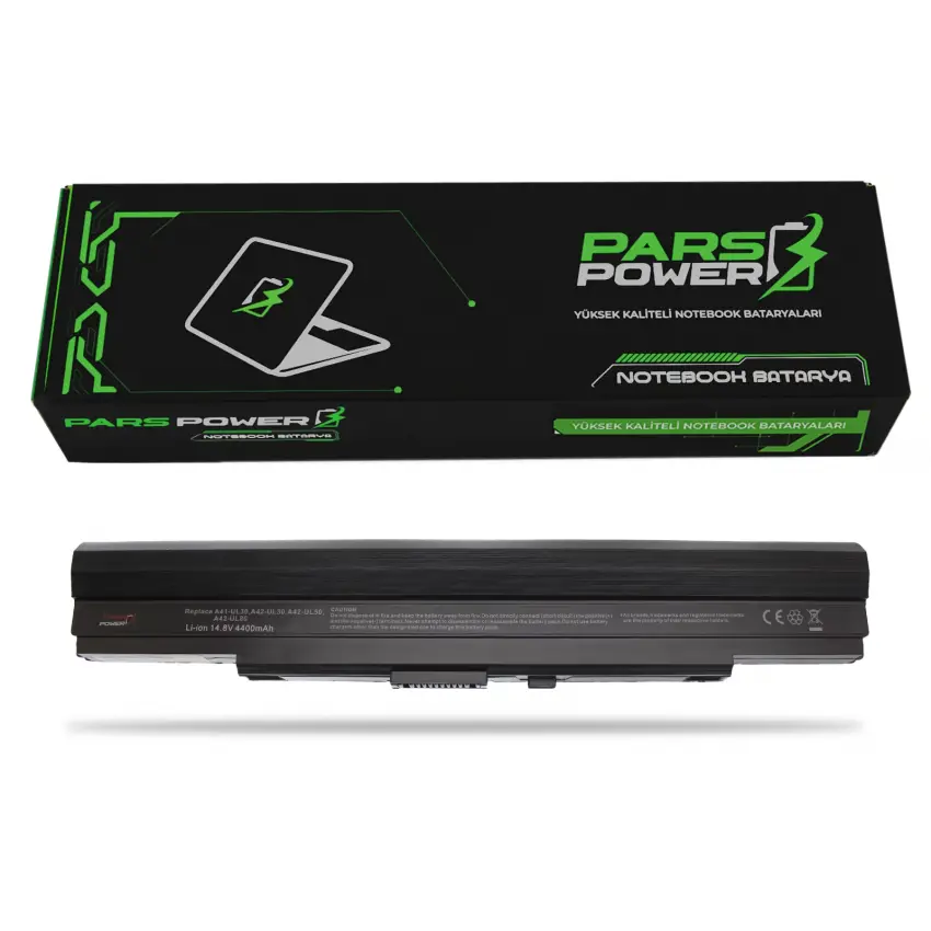 Asus A31-UL30, A31-UL50, A31-UL80, A42-UL30, A42-UL50, A42-UL80 Uyumlu Notebook Batarya - Pil